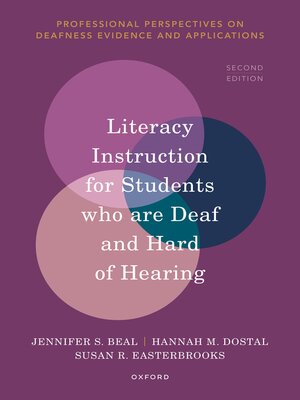 cover image of Literacy Instruction for Students Who are Deaf and Hard of Hearing